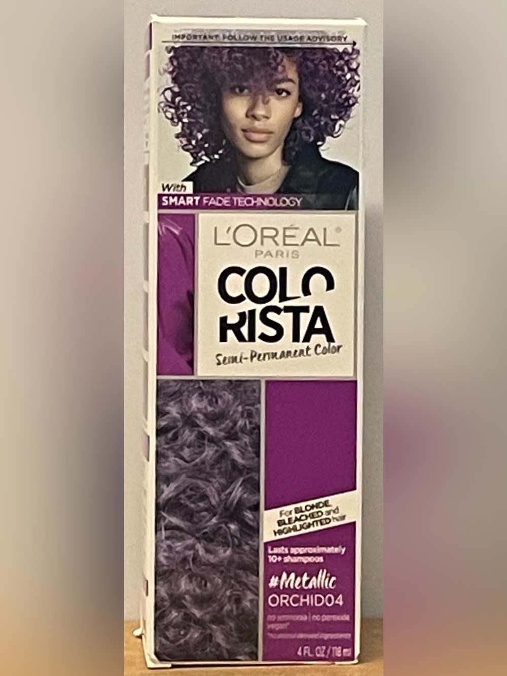 L'Oreal Colorista Semi-Permanent Hair Color — #Metallic Orchid04